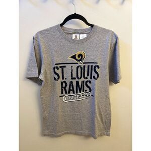 NFL Youth XL/Adult small St Louis Rams Gray Short Sleeve Tshirt‎